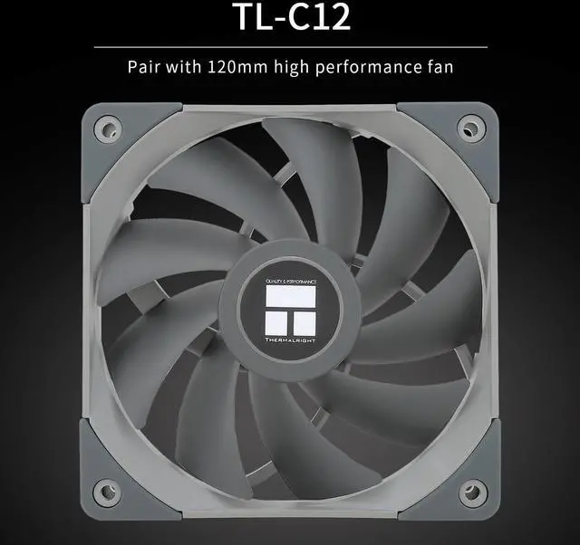 Alt view image 5 of 5 - Thermalright Peerless Assassin 120 CPU Air Cooler, 6 Heat Pipes, Dual 120mm TL-C12 PWM Fan, Aluminium Heatsink Cover, AGHP Technology, for AMD AM4/AM5 Intel LGA 1700/1851/115X/1200/2011/2066 (PA120)