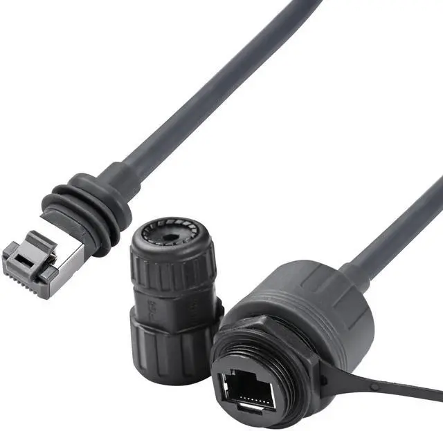 Alt view image 2 of 3 - Yescom Ethernet Adapter Gen 3/Mini Cable Extension RJ45 Coupler Waterproof Compatible with Starlink Gen 3 Dish and Router 2Pack