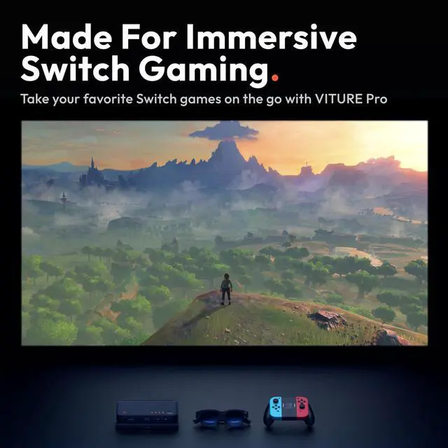 Alt view image 3 of 5 - VITURE Pro Mobile Dock First-Ever Immersive XR Experience for Switch 2, Compatible with PS, Co-op Stream & Play, 2D/3D Content, fits Switch, Fire TV, HDMI Devices, for USB-C Display & XR/AR Glasses