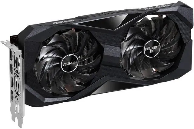 Alt view image 4 of 5 - ASRock Radeon RX 6600 XT Challenger D OC 8GB GDDR6 PCI-Express Graphics Card