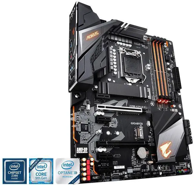 Alt view image 3 of 5 - Gigabyte Z390 AORUS ELITE (Intel LGA1151/Z390/ATX/2xM.2/Realtek ALC1220/RGB Fusion/Gaming Motherboard)