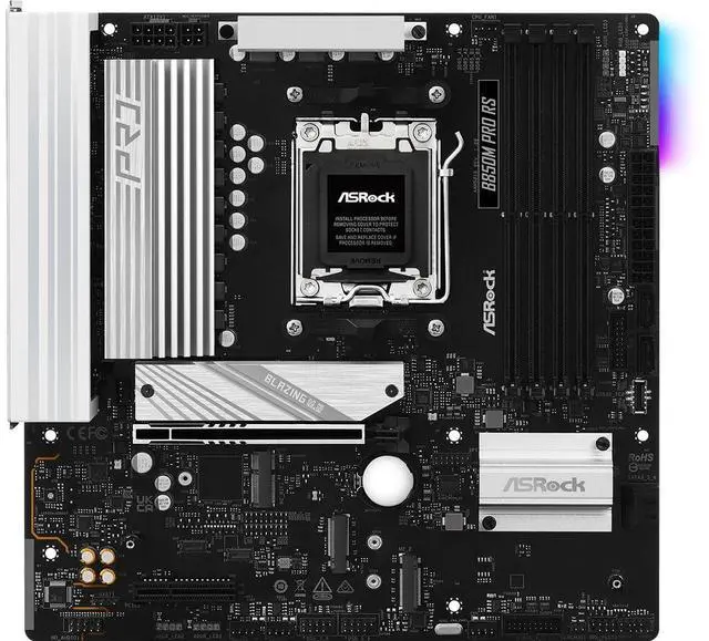 Alt view image 5 of 5 - MB ASRock AMD AM5 B850M Pro RS