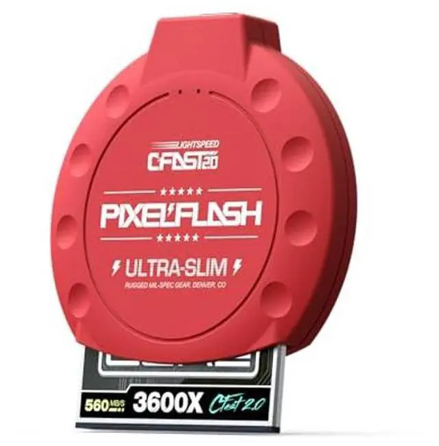 Alt view image 2 of 5 - PixelFlash CFast Memory Card Reader, Type-C USB 3.1 High-Speed Adapter - for Canon 1DX Mark II, C300 Mark II, C200, XC10, XC15, Blackmagic URSA, Hasselblad H6D, Phase One, Leica, Red