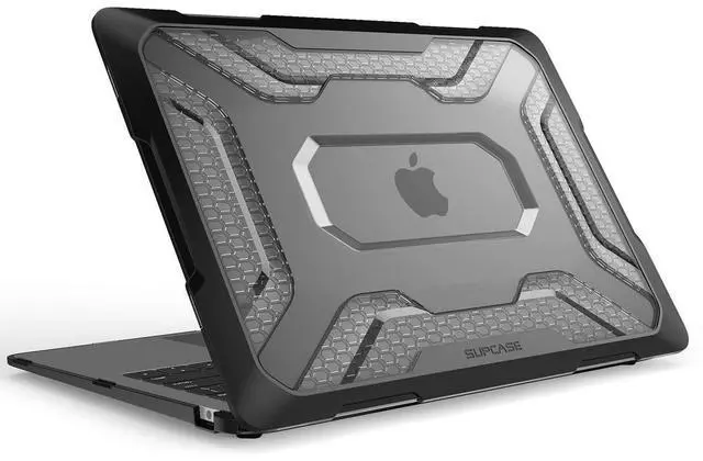 Main image of SUPCASE [Unicorn Beetle Series] Case for MacBook Air 13 Inch A1932 / A2179 / A2337 M1, Rubberized TPU Bumper Protective Cover for MacBook Air 13 Inch with Touch ID and Retina Display (Black/Frost)