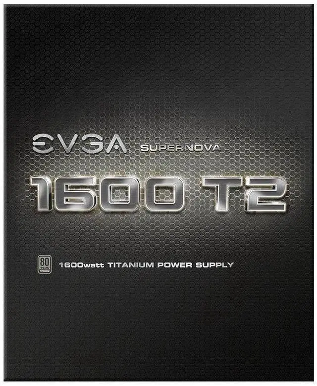 Alt view image 2 of 5 - EVGA SuperNOVA 1600 T2 80+ TITANIUM, 1600W ECO Mode Fully Modular NVIDIA SLI and Crossfire Ready 10 Year Warranty Power Supply 220-T2-1600-X1