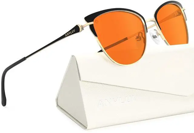 Main image of ANYLUV Blue-Light Blocking-Glasses Blue-Light-Glasses Women: Womens Bluelight Glasses Computer Screen Blocker Eyes Protection