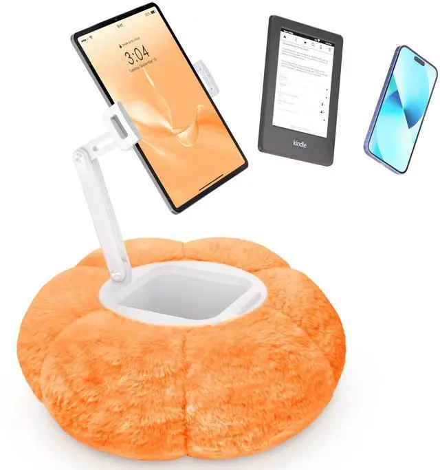 CreaDream Pumpkin Tablet Pillow Stand Holder for Kindle iPad