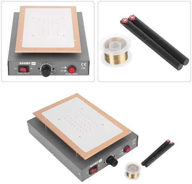 Alt view image 4 of 5 - Ejoyous LCD Screen Separator Machine, 7 Inch Mobile Phone Removal Separating Equipment Hot Plate Heating Repair Pad with Built-in Vacuum Pump for Smartphone Cell Phone, 110V US Plug