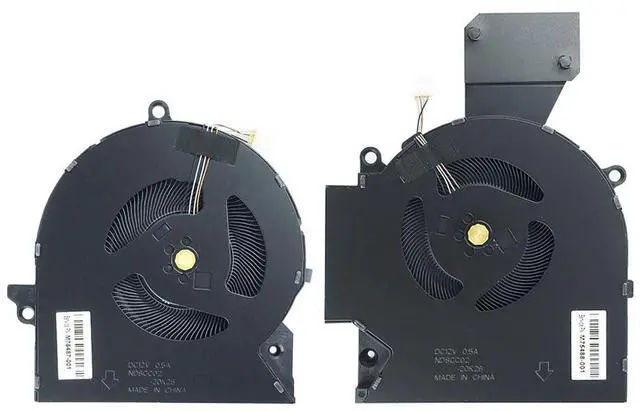 Alt view image 2 of 5 - LAOKOEN New Cooling Fans for HP OMEN 16-b 16-c RTX3060 RTX3070 Series 16-c0045ns 16-b0013dx 16-c0001ur 16-b0014nr 16-b1001na 16-b0003ur 16-b0002nh 16-c0039ns Fan DC 12V,(! NOT for RTX3050 DC 5V Fan)