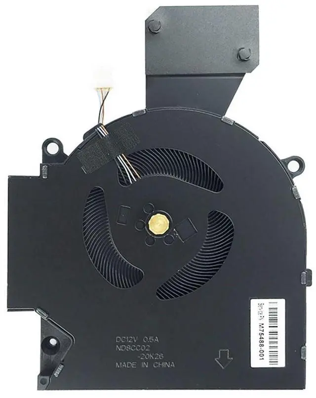 Alt view image 4 of 5 - LAOKOEN New Cooling Fans for HP OMEN 16-b 16-c RTX3060 RTX3070 Series 16-c0045ns 16-b0013dx 16-c0001ur 16-b0014nr 16-b1001na 16-b0003ur 16-b0002nh 16-c0039ns Fan DC 12V,(! NOT for RTX3050 DC 5V Fan)