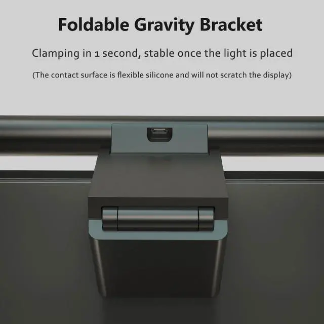 Alt view image 5 of 5 - Monitor Light Bar, LED Monitor Light Lamp with Dual Mode Control, No Screen Glare Stepless Dimming USB Hanging Lamp for Work and Office