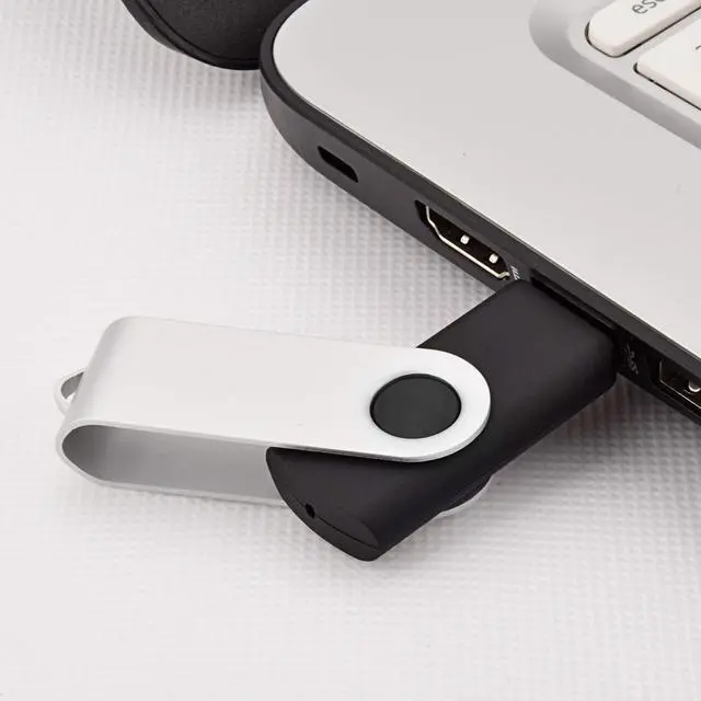 Alt view image 2 of 5 - KEXIN 100 Pack 1GB USB Flash Drive Bulk Pack Thumb Drive Bundle USB Drives Jump Drive USB Stick 1 GB Swivel Design Memory Stick Black