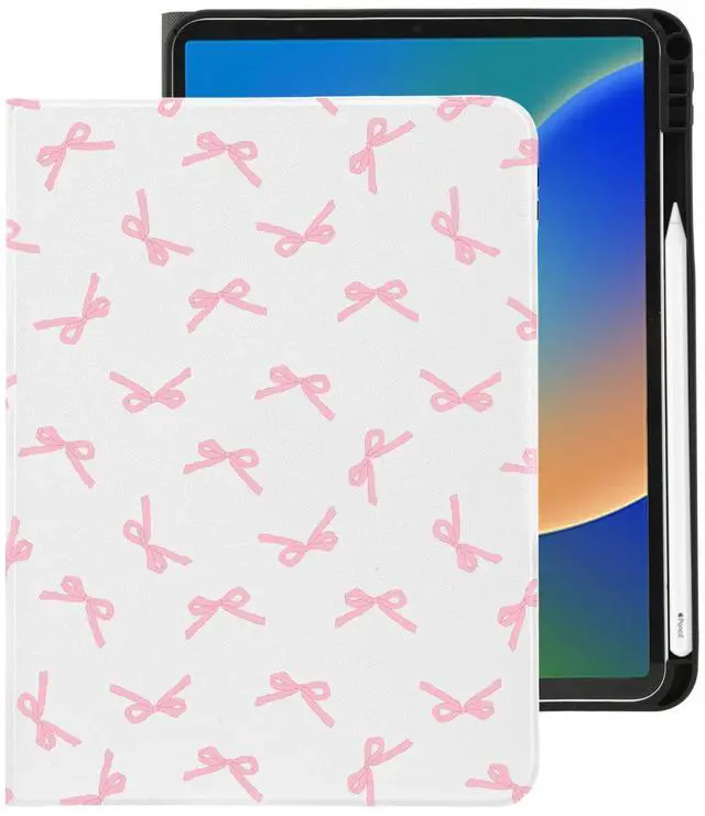 Cute Kawaii Pink Bow for iPad (A16) Case 11th/10th