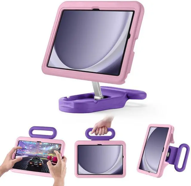 Main image of Kids Case for Samsung Galaxy Tab A9+ 11'' 2023, Adjustable Stand With Handle, Drop Proof Child Friendly Case (Pink)