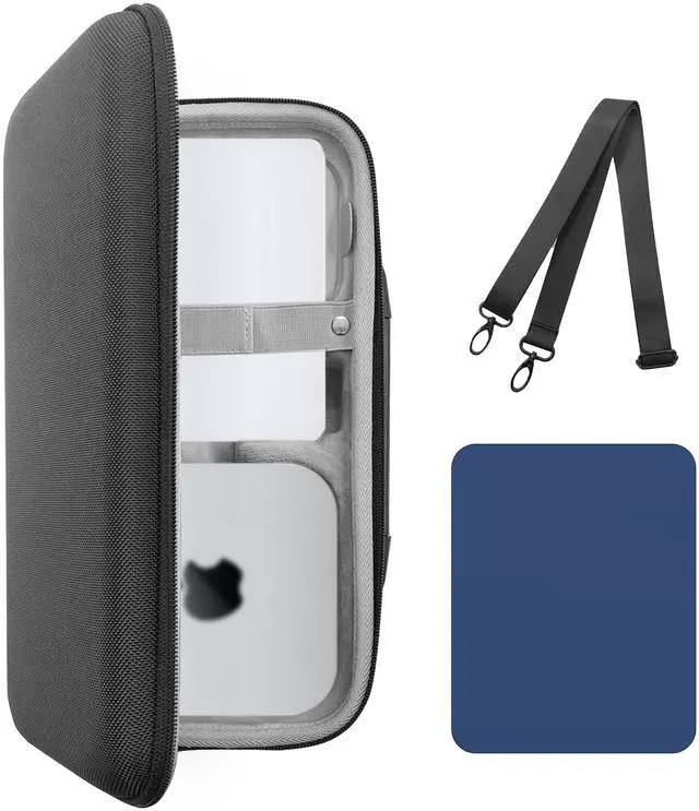 Main image of Musiin Premium Mac Case with Straps in Ultimate Protection Compatible with 2024 Mac mini M4/Mac mini M4 Pro Case, Travel-Ready for Magic Mouse, Magic Keyboard, Magic Trackpad and Accessories.