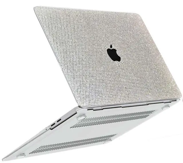 Main image of Teazgopx Bling Rhinestone Case for MacBook Air 13.6 inch M4/M3/M2 (Models:A3240/A3113/A2681) 2025 2024 2022 Release, Hand Glued Diamond Case Fashion Luxury Shiny Crystal Hard Shell