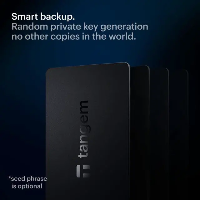 Alt view image 4 of 5 - TANGEM Wallet Pack of 2 - Secure Crypto Wallet - Trusted Cold Storage for Bitcoin, Ethereum, NFT's & More Coins - 100% Offline Hardware Wallet