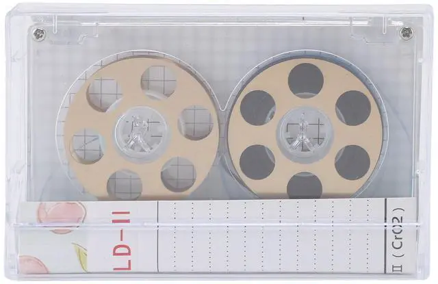 Main image of Blank Cassette Tapes, Audio Cassette Tape, Reel to Reel 46 Minute Blank Cassettes Tapes with Aluminum Alloy Reels for All Kinds of Music Recording (Gold)