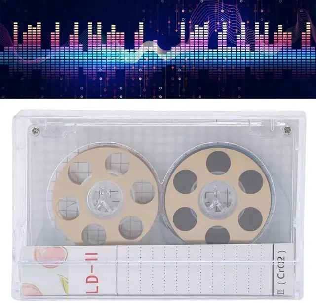 Alt view image 4 of 5 - Blank Cassette Tapes, Audio Cassette Tape, Reel to Reel 46 Minute Blank Cassettes Tapes with Aluminum Alloy Reels for All Kinds of Music Recording (Gold)
