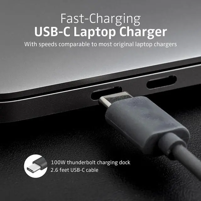 Alt view image 5 of 5 - Zell Technologies USB-C Display Link 12 Port 65W Power Delivery Dual 4K HDMI Docking Station, Supports 5K (5120 x 2880@60Hz), for Thunderbolt 3 or USB-C laptops