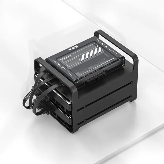 Alt view image 5 of 5 - zimablade 2 Bay HDD Rack Tray Dual 3.5'' storage drive stand