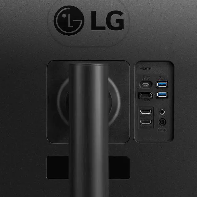 Alt view image 4 of 5 - LG 34WR55QK-B 34-inch UltraWide WQHD (3440 x 1440) Curved Computer Monitor, 100Hz, 5ms, HDR10, Reader Mode, HDMI, DisplayPort, USB Type-C, Tilt/Height Adjustable Stand, Black