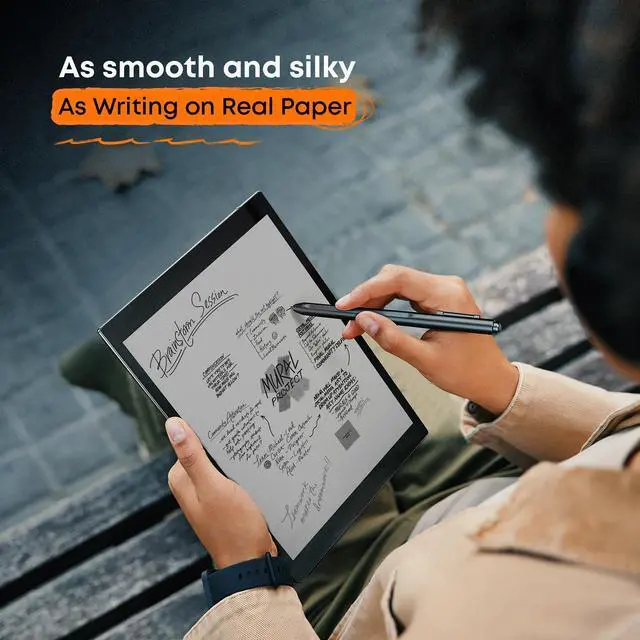 Alt view image 4 of 5 - Kloudnote S 10.1" E-Ink Notepad, ePaper Tablet for Note Taking and eBook Reading, 200dpi Notebook eReader Device with Stylus, Android OS - Black