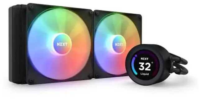 Alt view image 2 of 4 - Water Cooler NZXT Kraken Elite 280 RGB - 280mm w/Display, RGB Controller & RGB Fans Black