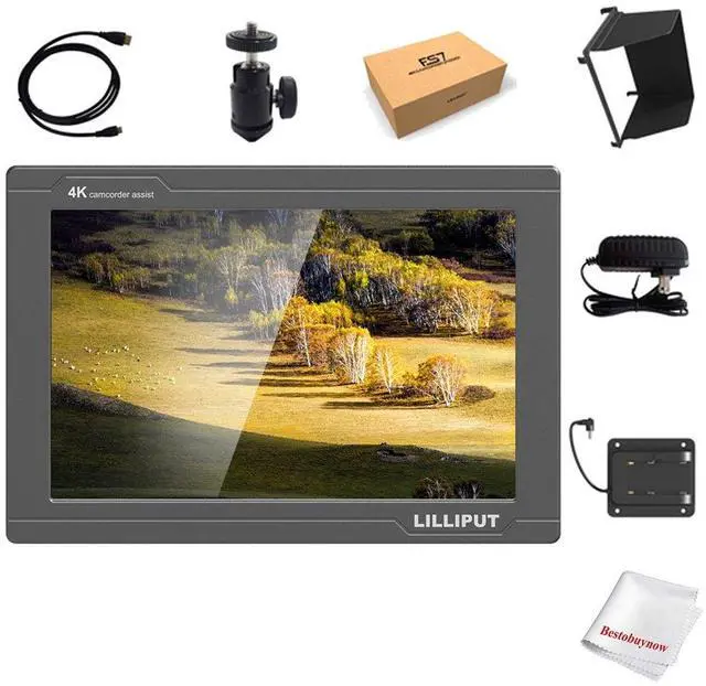 Main image of LILLIPUT FS7 7" Full HD Camera Monitor with 3G-SDI and 4K HDMI Metal Housing High Resolution F970 Plate for Camcorder DSLR