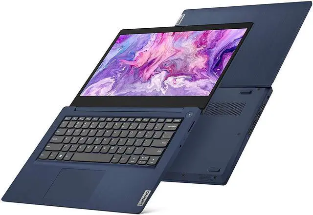 Main image of Lenovo IdeaPad 3 14" Laptop, 14.0" FHD 1920 x 1080 Display, AMD Ryzen 5 3500U Processor, 8GB DDR4 RAM, 256GB SSD, AMD Radeon Vega 8 Graphics, Narrow Bezel, Windows 10, 81W0003QUS, Abyss Blue