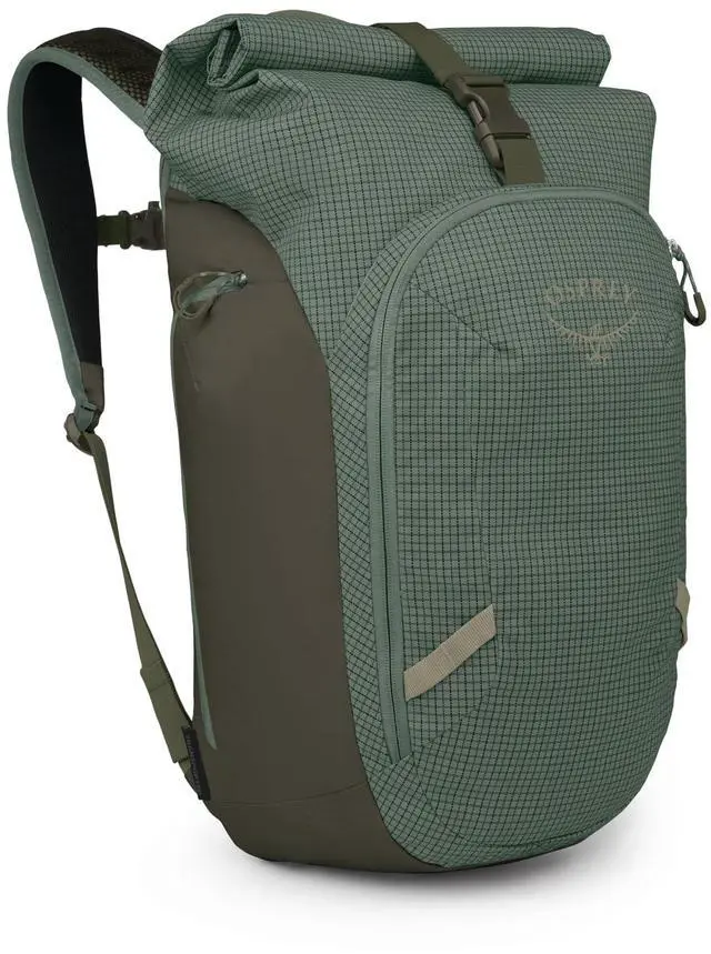 Main image of Osprey Transporter Roll Top Commuter Backpack, Pine Leaf