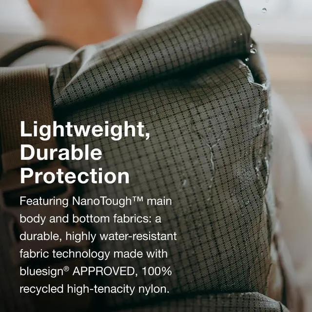 Alt view image 4 of 5 - Osprey Transporter Roll Top Commuter Backpack, Pine Leaf