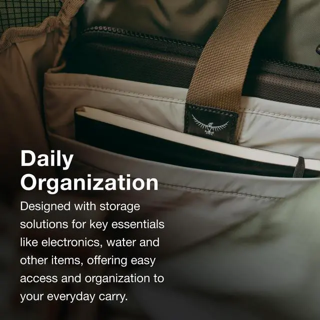 Alt view image 5 of 5 - Osprey Transporter Roll Top Commuter Backpack, Pine Leaf