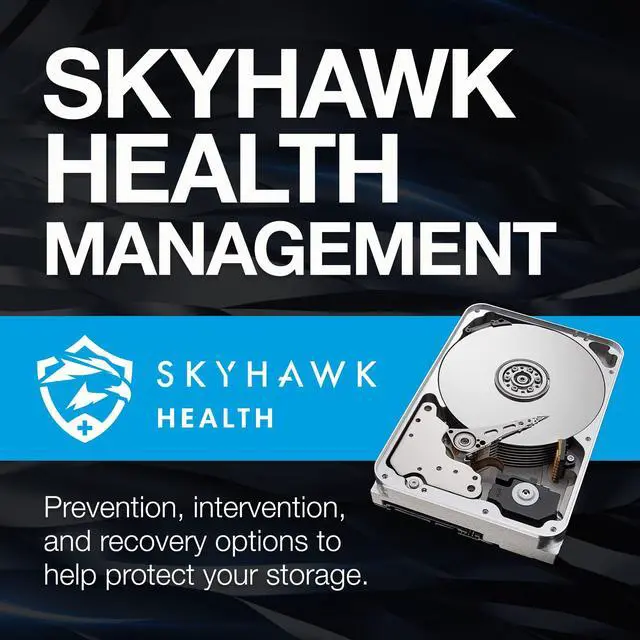 Alt view image 4 of 5 - Seagate Skyhawk AI 8TB Video Internal Hard Drive HDD - 3.5 Inch SATA 6Gb/s 256MB Cache for DVR NVR Security Camera System with in-house Rescue Services (ST8000VEZ01)