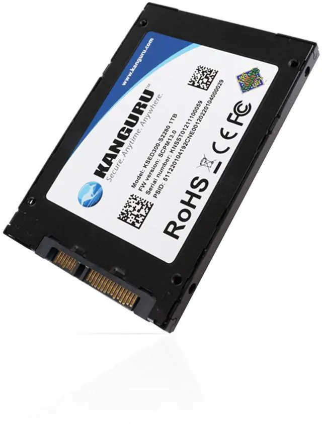 Alt view image 2 of 2 - Kanguru Defender SED300 - 1 TB SATA Internal Self-Encrypting Solid State Drive - FIPS 140-2 Certified