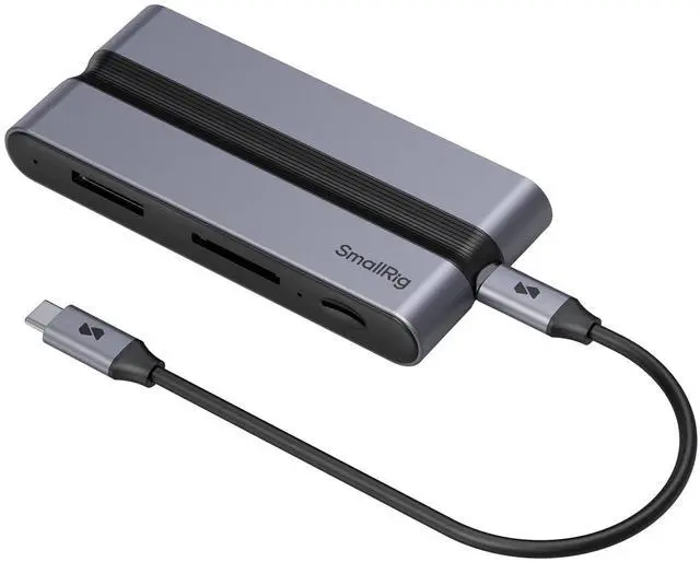 Main image of SMALLRIG 9 in 1 CFexpress Type A Card Reader Docking Station with USB3.2 (Gen 2) 10Gbps, SD/TF/CFexpress Type A Readers, USB-A/USB-C/HDMI/Gigabit Ethernet Ports, for iPhone for Mac -4663