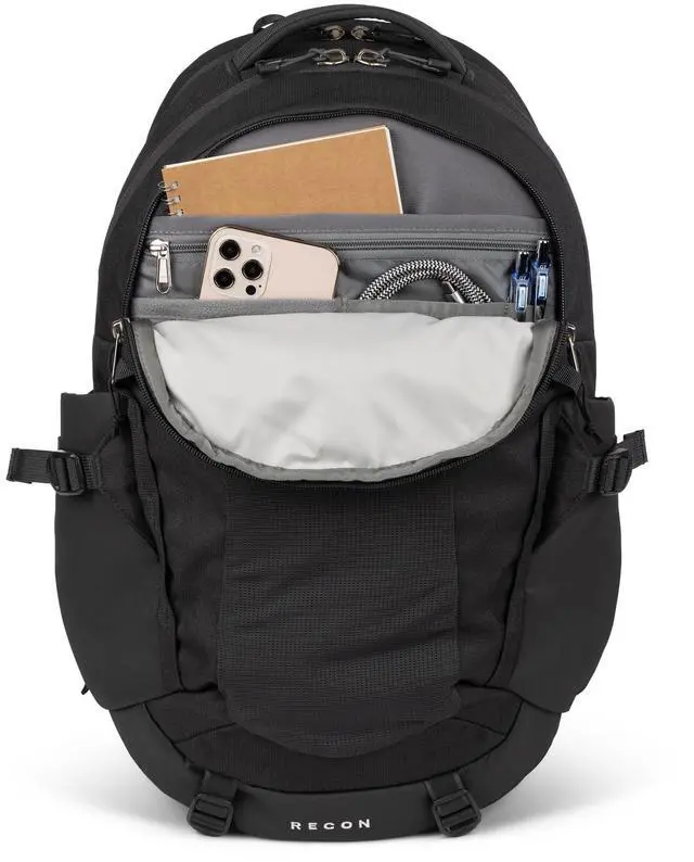 Alt view image 4 of 4 - THE NORTH FACE Women's Recon Everyday Laptop Backpack - PFAS Free, TNF Dark Grey Heather, One Size