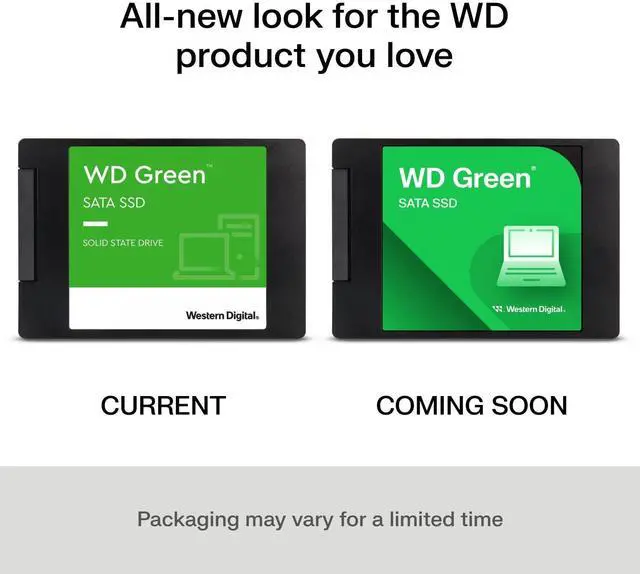 Alt view image 2 of 2 - Western Digital 2TB WD Green Internal PC SSD Solid State Drive - SATA III 6 Gb/s, 2.5"/7mm, Up to 550 MB/s - WDS200T2G0A