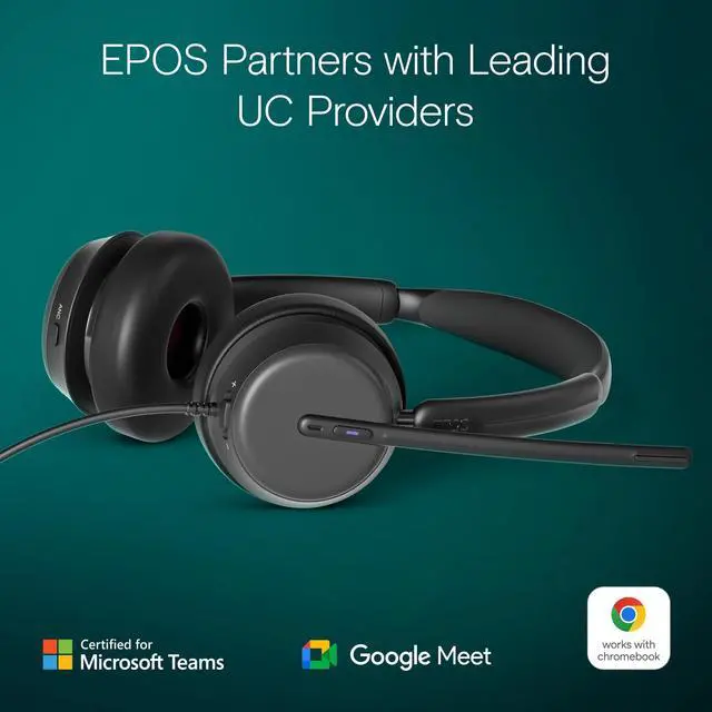 Alt view image 4 of 5 - EPOS Impact 860T ANC Dual-Sided Wired Headset with Active Noise Cancellation, Microsoft Teams Certified, USB C and USB A, Super Wideband Audio, Ideal for Office Calls, Zoom, Home & Hybrid Work