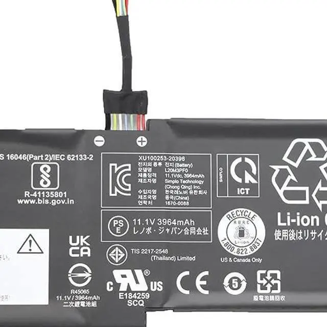 Alt view image 3 of 4 - EPYOBW L20M3PF0 Laptop Battery 45Wh Compatible with Lenovo Ideapad 3-14ABA7 3-15ABA7 3-17ABA7 / S14 G2 ITL G3 IAP / V14 G2 IJL G3 ABA G4 ABP / V15 G2 IJL G3 IAP / V17 G4 IRU Series L20C3PF0 L20L3PF0