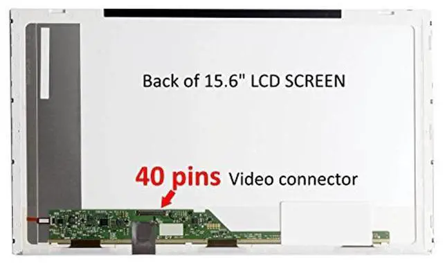 Alt view image 3 of 5 - FULLCOM New LCD Replacement Screen HD 1366x768 (Non Touch) 15.6 Inch 40 Pin Glossy for ASUS X551M/X551MA/X551MAV for Laptop/Display/Screen/LCD Application