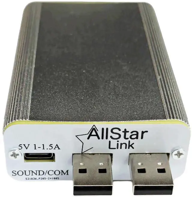 Alt view image 3 of 5 - GOOZEEZOO Shari PiHat - Portable SA818 Ham Allstar Radio Interface Raspberry Pi Hosted Allstar Node, Compatible with Raspberry Pi 2/3/4/5, UHF Frequency Range 1W 420-450MHz/70cm Amateur Radio Operator
