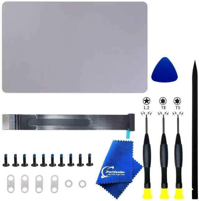 Main image of iPartsleader A2442 Trackpad Replacement for MacBook Pro (14-inch,M1,2021) Force Touch Touchpad with Cable and Screws Tool Kit EMC 3650 Late 2021 Year 661-23551 661-23552 (Space Grey)