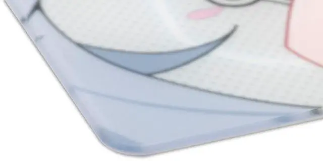 Alt view image 2 of 4 - D-Glow Ying x SAKI Glass Gaming Mouse Pad, Precision Control, XL Size 400x500mm, Anime Style, Durable 3mm Thickness Tempered Glass with Arm Sleeve and Mouse Pad Feet