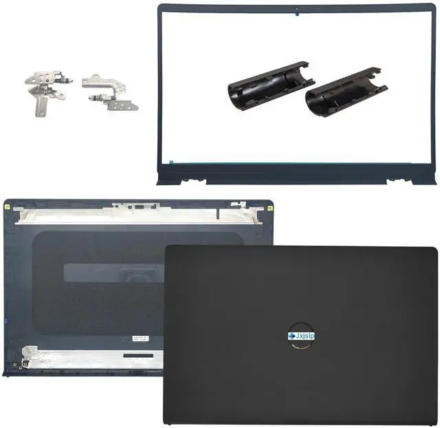 Main image of Jxjslp Replacement LCD Back Cover with Front Bezel with Hinges with Shaft Cover for DELL Inspiron 15 3510 3511 3515 3520 3525 Series Laptop 0WPN8 00WPN8 9WC73 09WC73 AP3LE000901 Black
