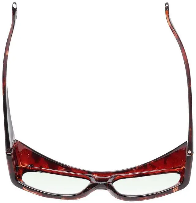 Alt view image 5 of 5 - Medspex Fl012 Photochromic Transition Glasses Tortoise Havana/Teal Therapeutic Color Therapy Light Sensitivity Chromotherapy
