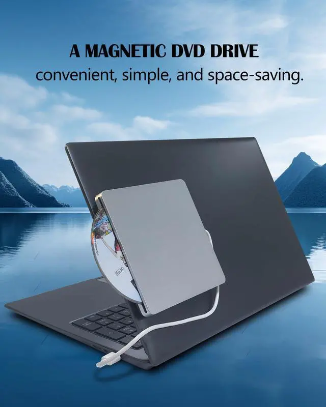Alt view image 5 of 5 - NBVCXSD17 Inch Laptop Laptop Computer with DVD Drive, Win11,8GB RAM 512GB SSD, Celeron Quad-Core Processor(Up to 2.9GHz),IPS Full HD Display with, Type-C, Wi-Fi, USB3.0