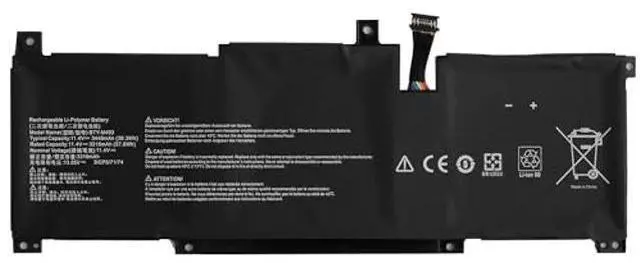 Main image of Vvsialeek [New] BTY-M493 39.3Wh Laptop Replacement Battery for MSI Prestige 14 i7-10710U MS-14C1 MS-14D1 A10RAS A10M A10SC A10SC-009 B10MW B10MW-017US Summit E14 A11SCS Series.