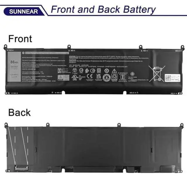 Alt view image 2 of 5 - 69KF2 86Wh Battery Replacement for Dell XPS 15 9500 9510 9520 G15 5510 5511 5515 5520 5521 Precision 5550 5560 5570 G5 G7 G16 Alienware M15 R3 R4 R5 R6 R7 M17 R3 R4 Inspiron 7510 7610 7620 P87F 8FCTC