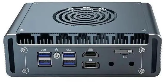 Alt view image 4 of 5 - Micro Firewall Appliance, 4 i226-V 2.5Gbe LAN Ports, Fanless Mini PC Processor N150 Quad Core, DDR5 1*M.2 Support AES-NI Barebone Router PC VPN, HDMI DP USB3.0 NO RAM (DDR5) NO SSD(M.2 Nvme)